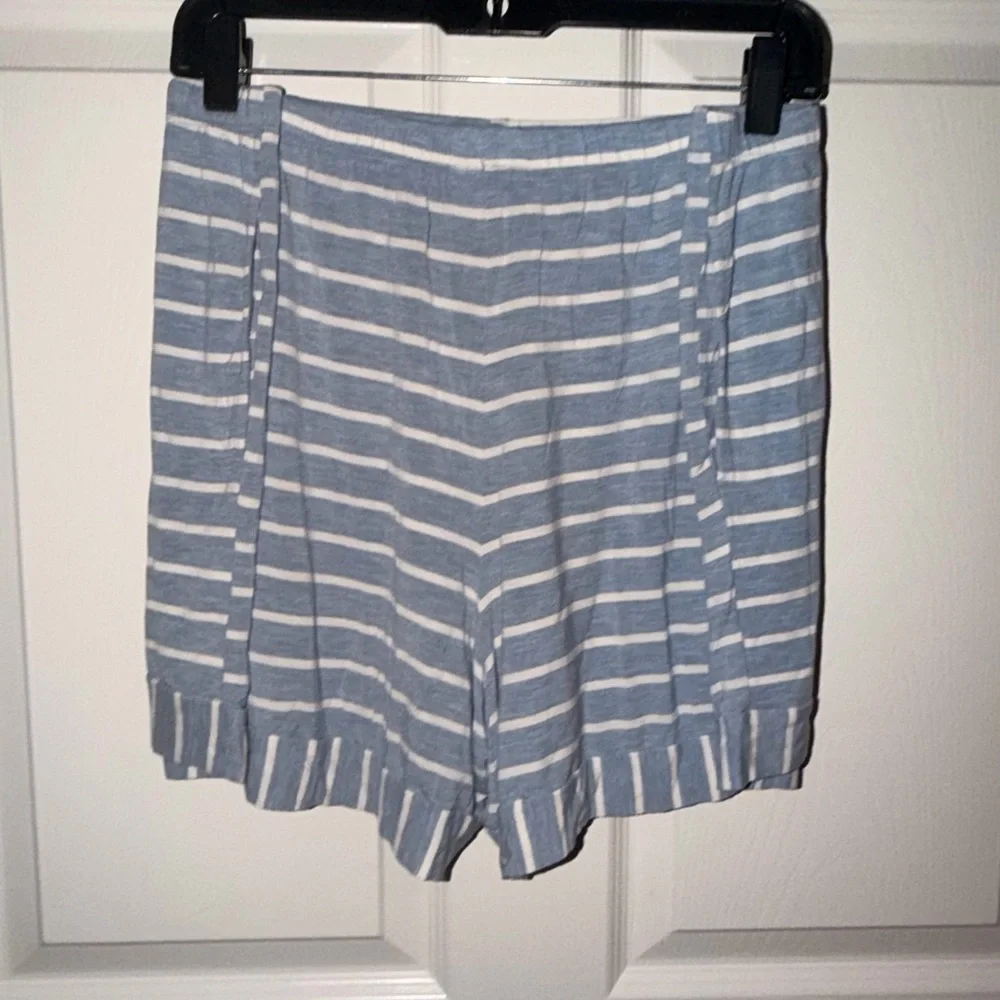 Soma Pajama Set XL Blue Lounge Sleepwear Tank Shorts Set - Picture 6 of 9